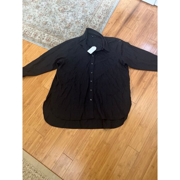 NWT Universal Standard Black Dawn Linen Hi Low Tunic size 18-20 - Picture 8 of 11